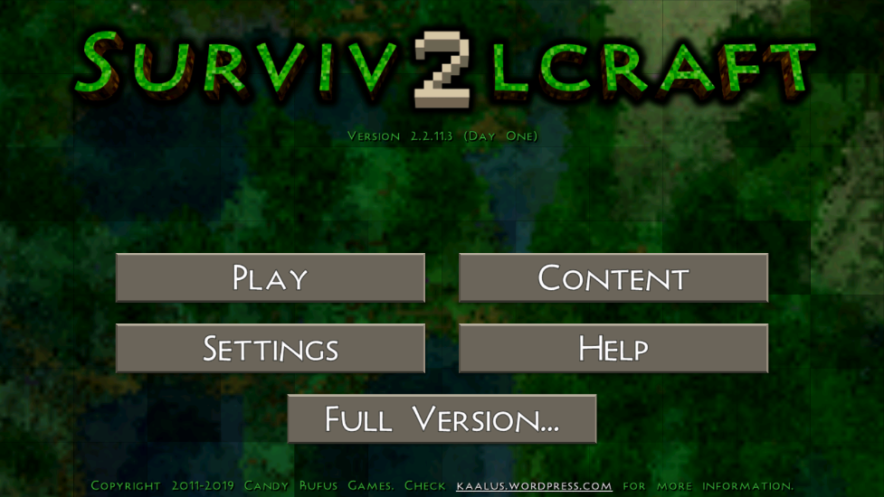 ս2(Survivalcraft 2 Day One)v2.2.11.3 °